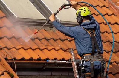 Démoussage et hydrofuge de toiture à Plogoff